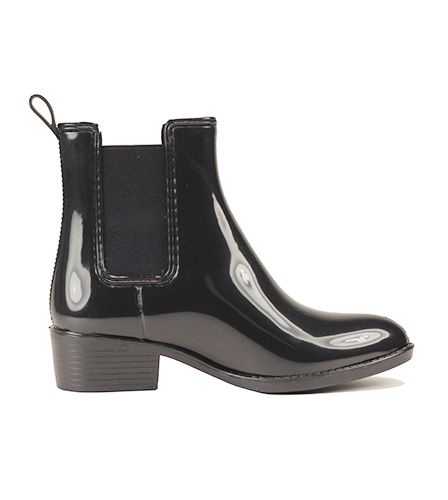 JEFFREY CAMPBELL Jeffrey Campbell Stormy Black Rain Boot STORMY