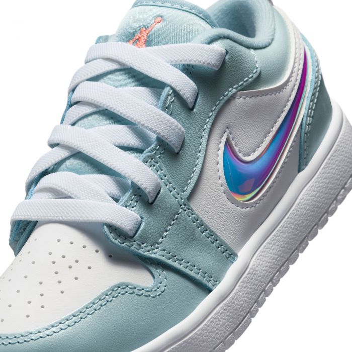 Pre-School Jordan 1 Low ALT SE Ocean Bliss/Atomic Pink-White