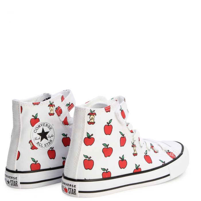Pre-School  Chuck Taylor All Star Allover Apples Easy On White/Red/Black
