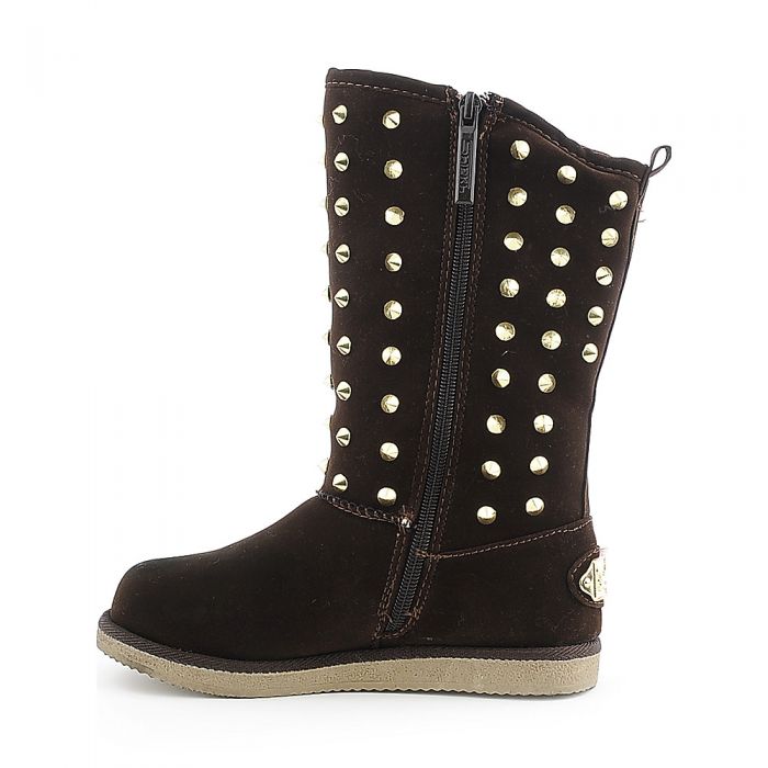 flat boots with studs