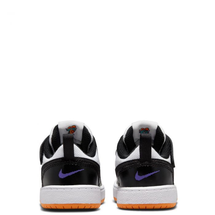 (TD) Court Borough Low 2 SE White/Black-Kumquat-Psychic Purple