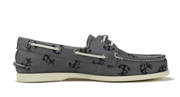 Sperry TopSider for Men: AO Tattoo Canvas Grey Boat Shoe Grey