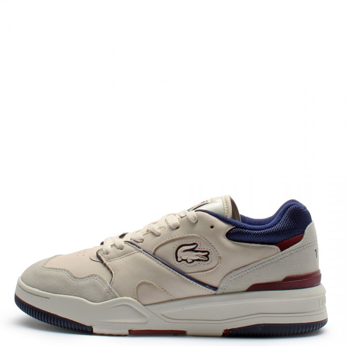 Lineshot Leather Sneakers Off-White/Navy