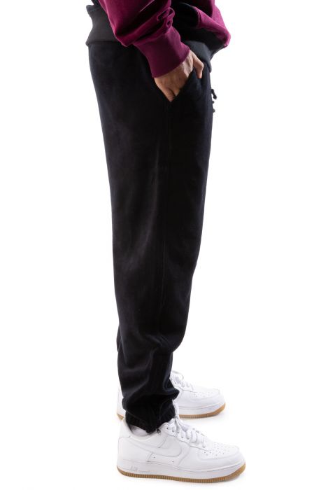 Velour Pants Black