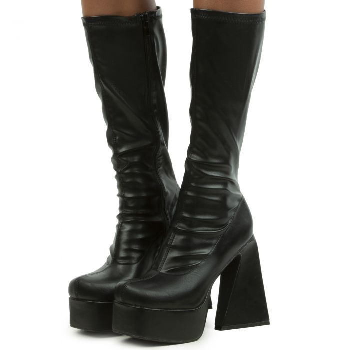 Lexana-02 High Heel Boot Black Bkpu