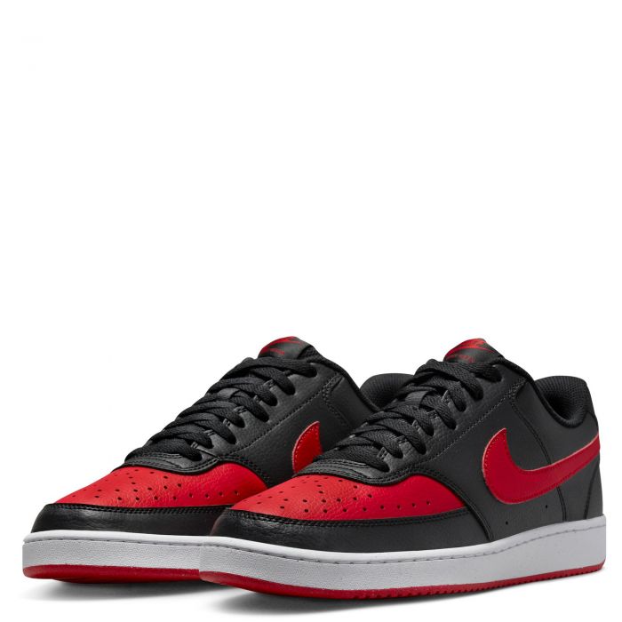 Court Vision Low Next Nature Black/University Red-White