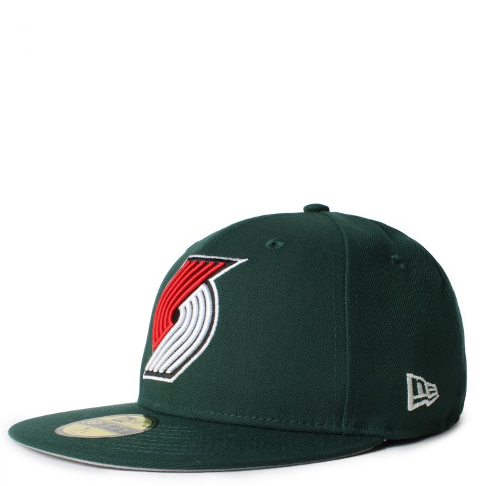 Portland Trail Blazers 59FIFTY Hat  Dark Green