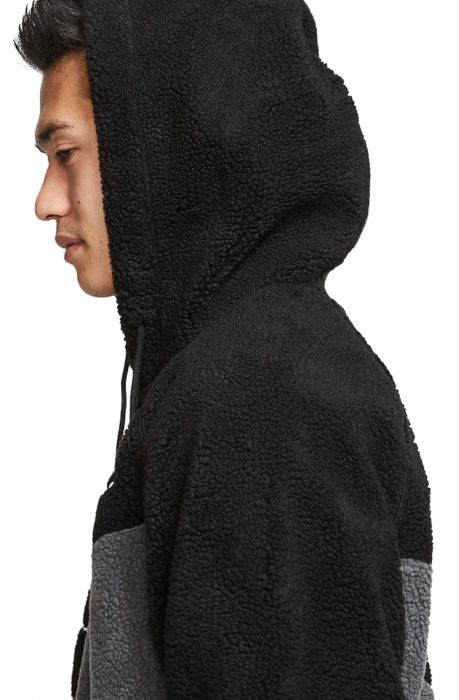 Sportswear Swoosh Sherpa Pullover Hoodie Black/Anthracite/White