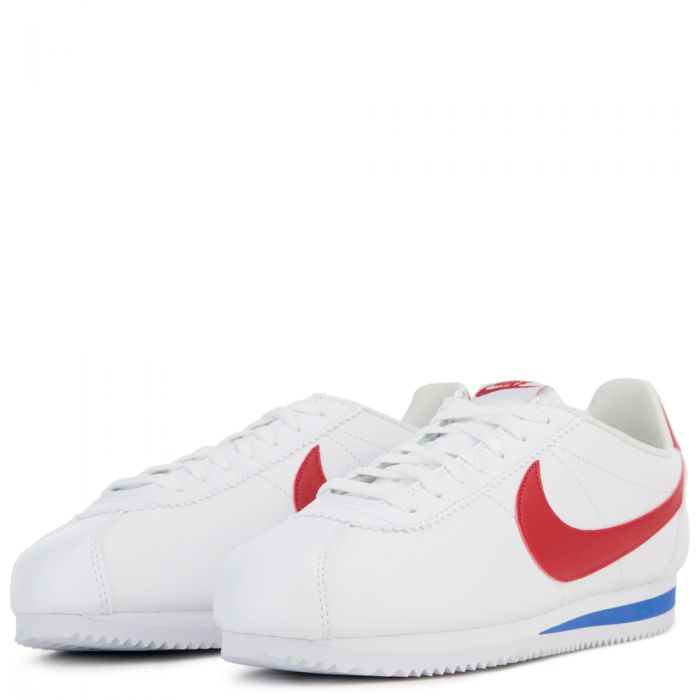 CLASSIC CORTEZ LEATHER WHITE/VARSITY RED-VARSITY ROYAL