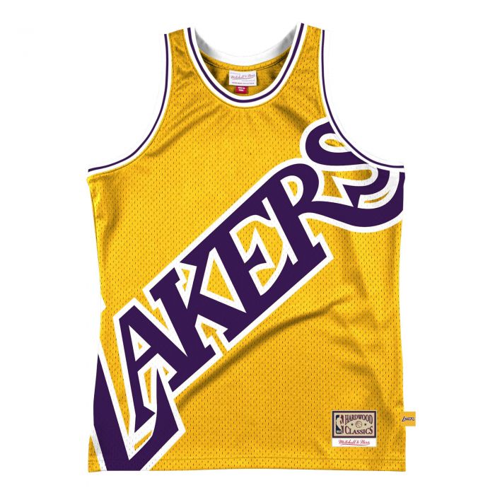 Big Face 2.0 Los Angeles Lakers Jersey Light Gold