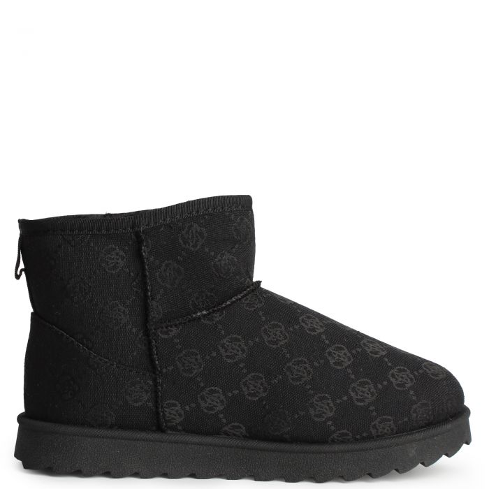  Melon-03 Ankle Bootie  Black