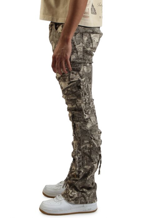 Zip Pocket Cargo Pants  Brush Camo