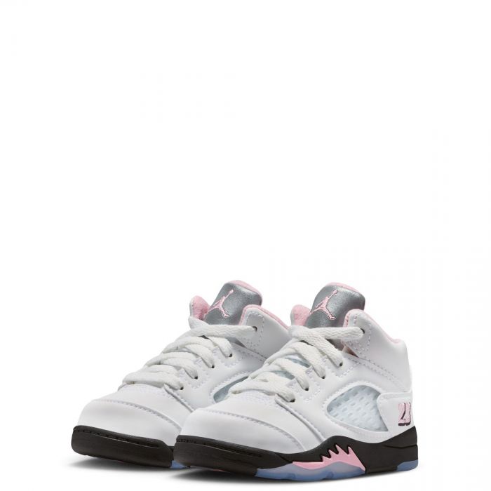 Toddler Air Jordan 5 Retro 'Medium Soft Pink' White/Med Soft Pink-Black