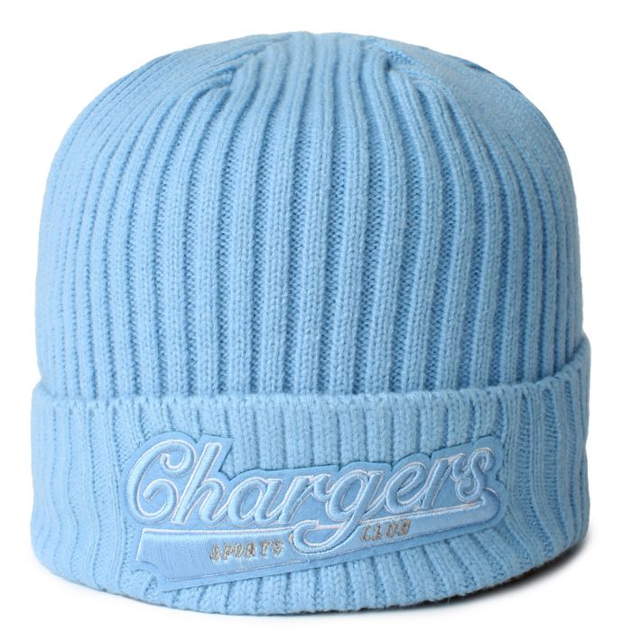 Los Angeles Chargers Script Beanie  University Blue