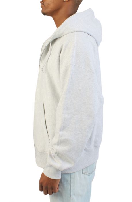 Reverse Weave Arena Full-Zip Hoodie   Silver Grey