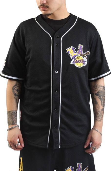 NBA Lakers City Ransom Mesh Jersey Black