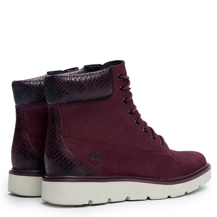 Women's Kenniston 6 In Boot DARK RED NUBUCK/VALVET COLLAR