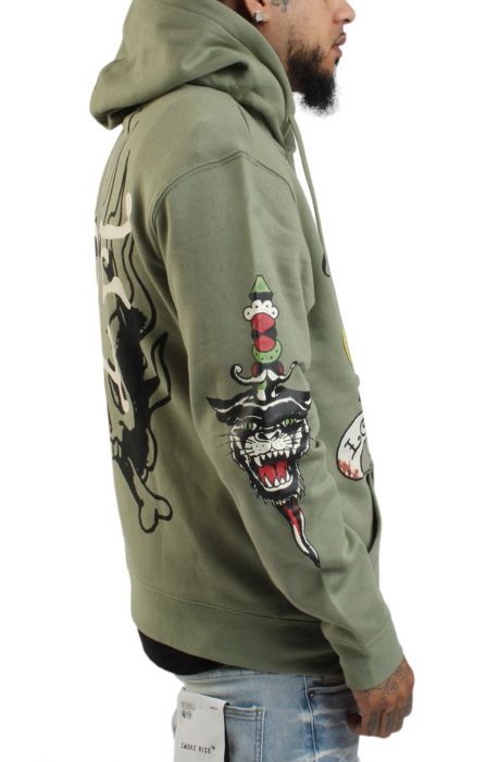ED HARDY LKS Skull Hoodie EHM1300-57 - Shiekh