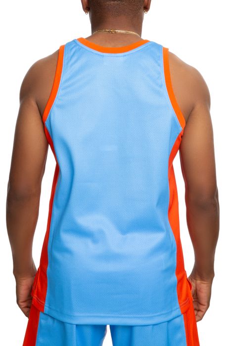 San Diego Clippers Big Face Jersey Light Blue