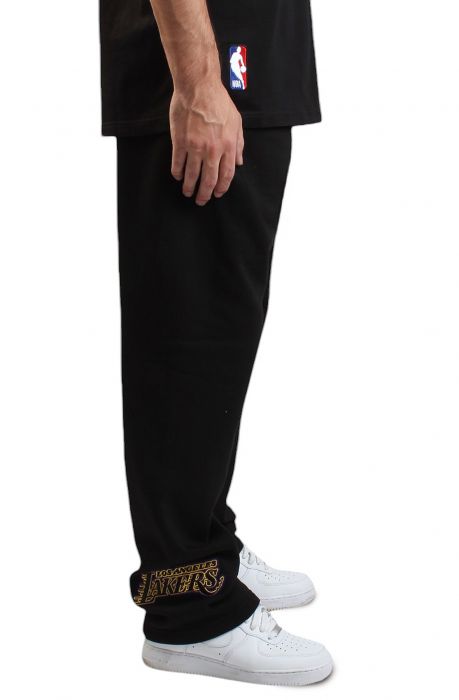 Lakers Straight Leg Sweatpant Black