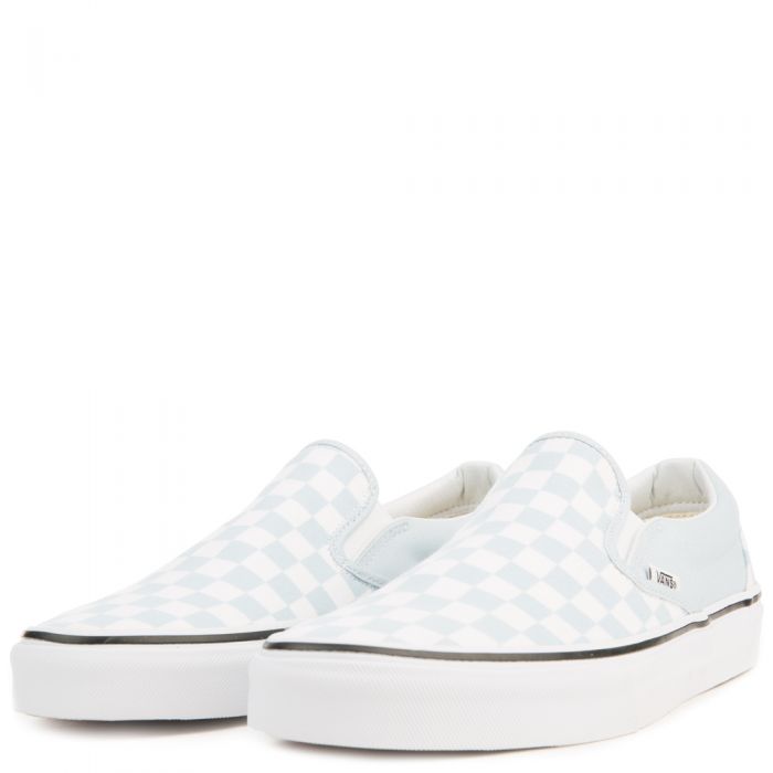 turquoise checkered vans womens