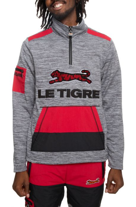 Palmer Pullover Grey/Black/Red