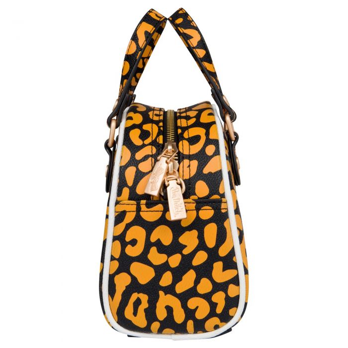 Orange Cheetah Bowling Bag  Orange