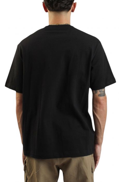 Skull Yellowstone Sashiko T-Shirt Black