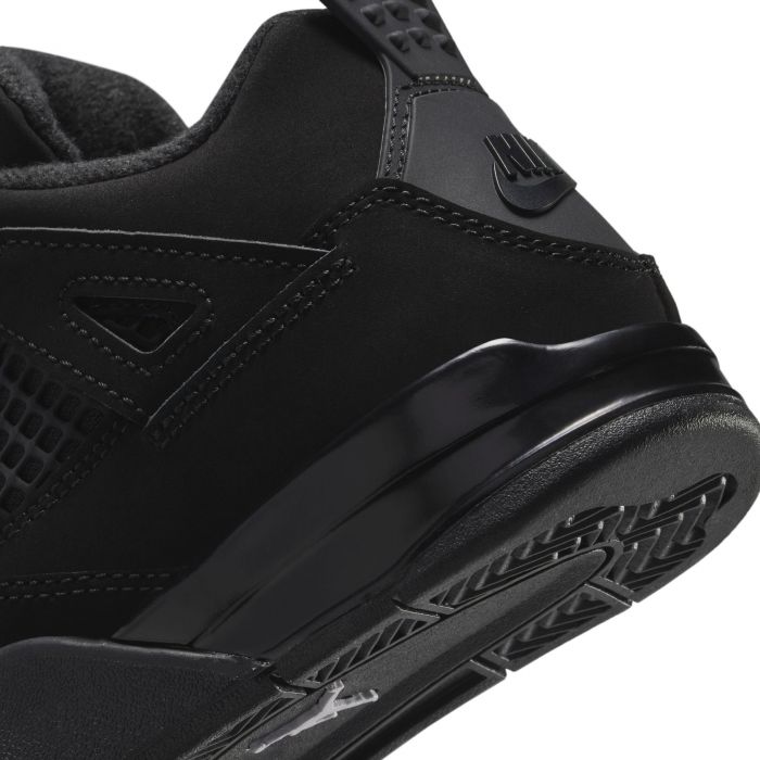 Pre-School Jordan 4 Retro Black Cat  Black