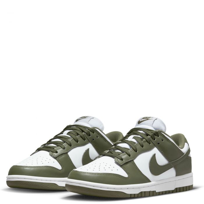 Dunk Low White/Medium Olive-White