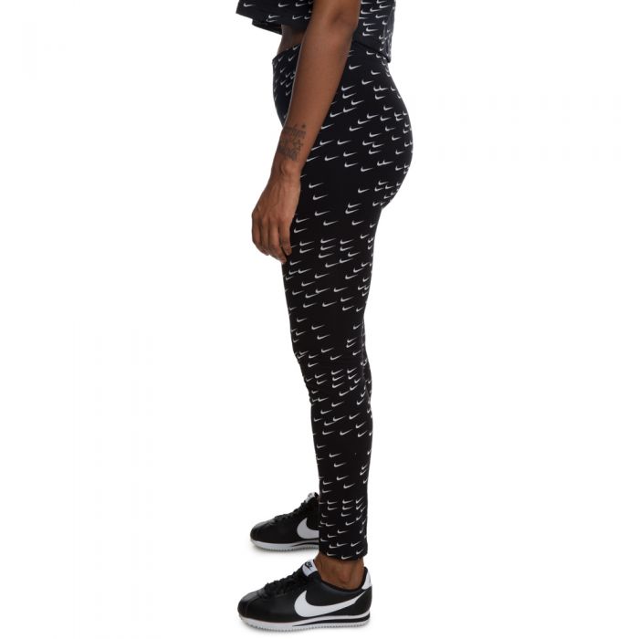 SPORTSWEAR PRINTED LEGGINGS BLACK/WHITE