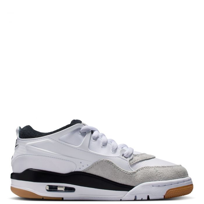 Grade-School Jordan 4 RM White/Black-Neutral Grey-Gum Med Brown