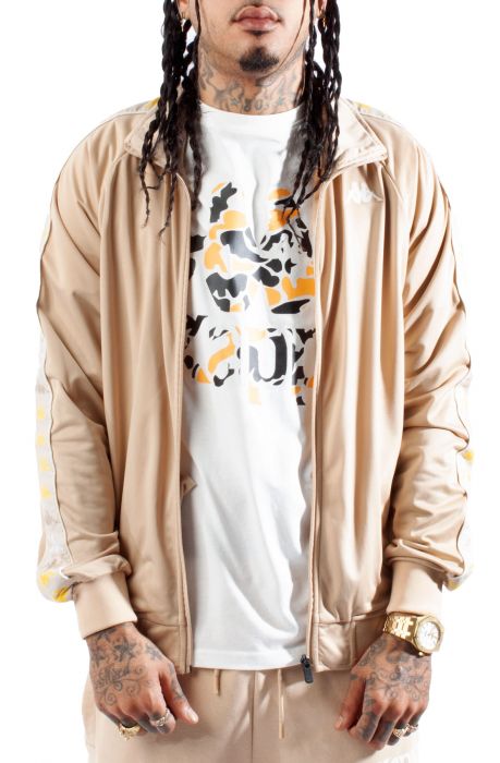 222 Banda Dullo 2 Track Jacket Beige Irish-Beige Almond-Yellow Banana-White Bright