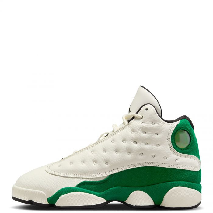 Grade-School AIR JORDAN 13 RETRO SAIL/BLACK-PINE GREEN