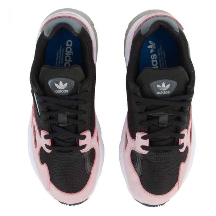adidas falcon core black light pink