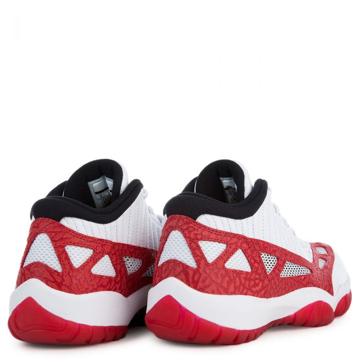MEN'S JORDAN 11 RETRO LOW INTERNATIONAL EXCLUSIVE WHITE/GYM RED-BLACK