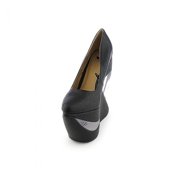 Yvonne-01 Wedges Black