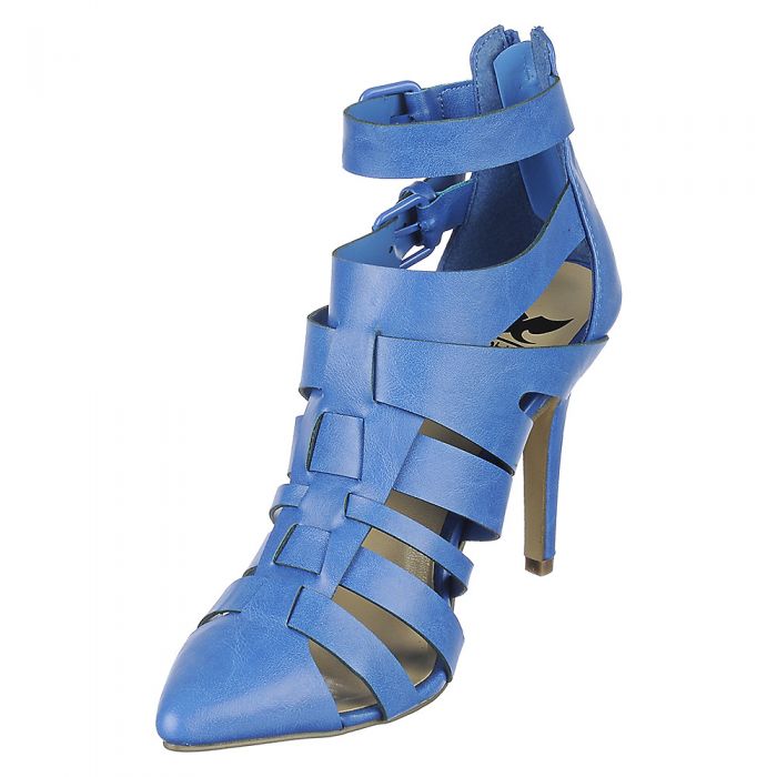 SHIEKH Women's Nataly-21S Strappy High Heel NATALY-21S/BLUE - Shiekh