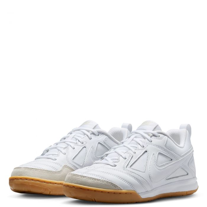 Grade-School Gato White/White-Gum Light Brown-White