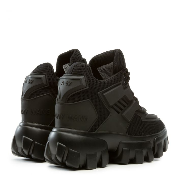 Damson-07 Platform Sneakers Black