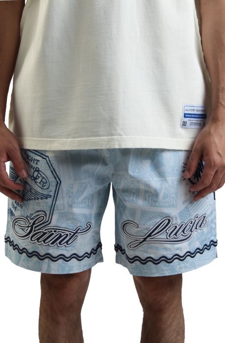 Saint Lucia Short Blue