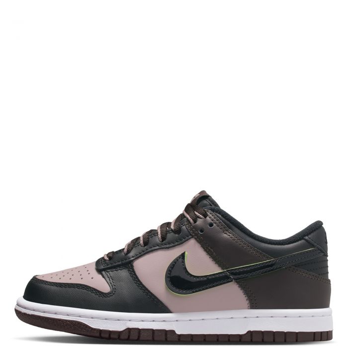 Grade-School Dunk Low SE Particle Rose/Black-Velvet Brown-White
