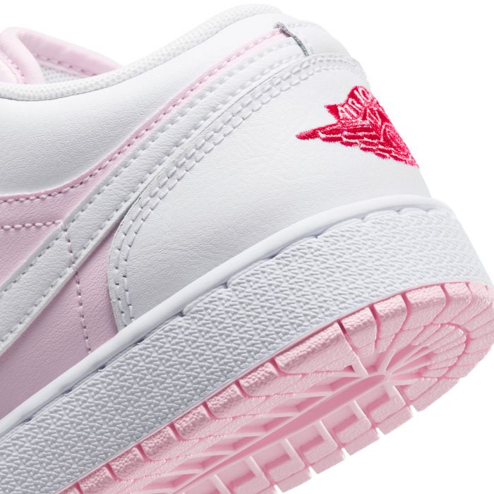 Grade-School Air Jordan 1 Low PINK FOAM /WHITE-FIRE RED