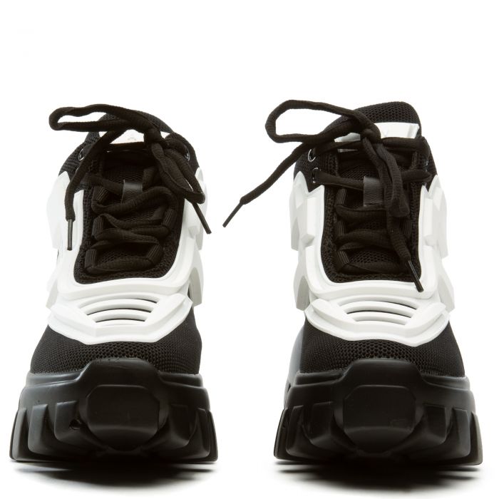 Damson-07 Platform Sneakers White