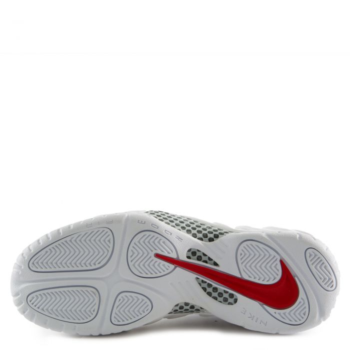 Air Foamposite Pro White/White-Black-University Red