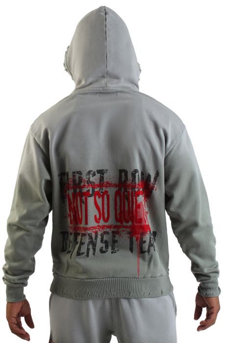 Caution Not So Quiet Ghost Rider Hoodie  Moss Green