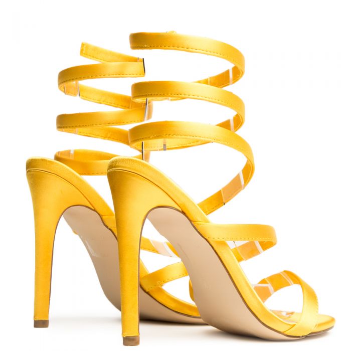 Cape Robbin Suzzy-59 Yellow High Heel Yellow
