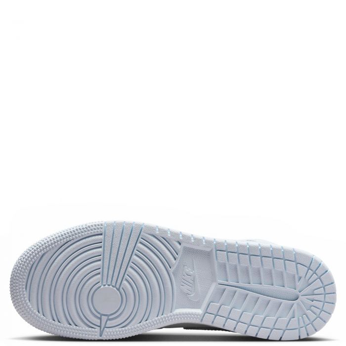 Grade School Air Jordan 1 Mid Cobalt Bliss/White-Neutral Grey