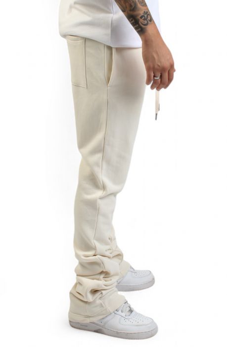 Heavyweight Flaired Sweatpants Cream