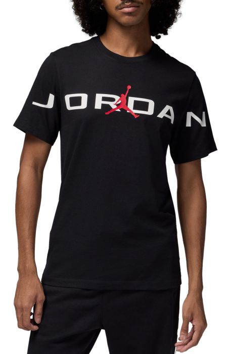 Jordan T-Shirt Black/White/Gym Red